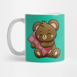 sweet strawberry chocolate teddy Mug